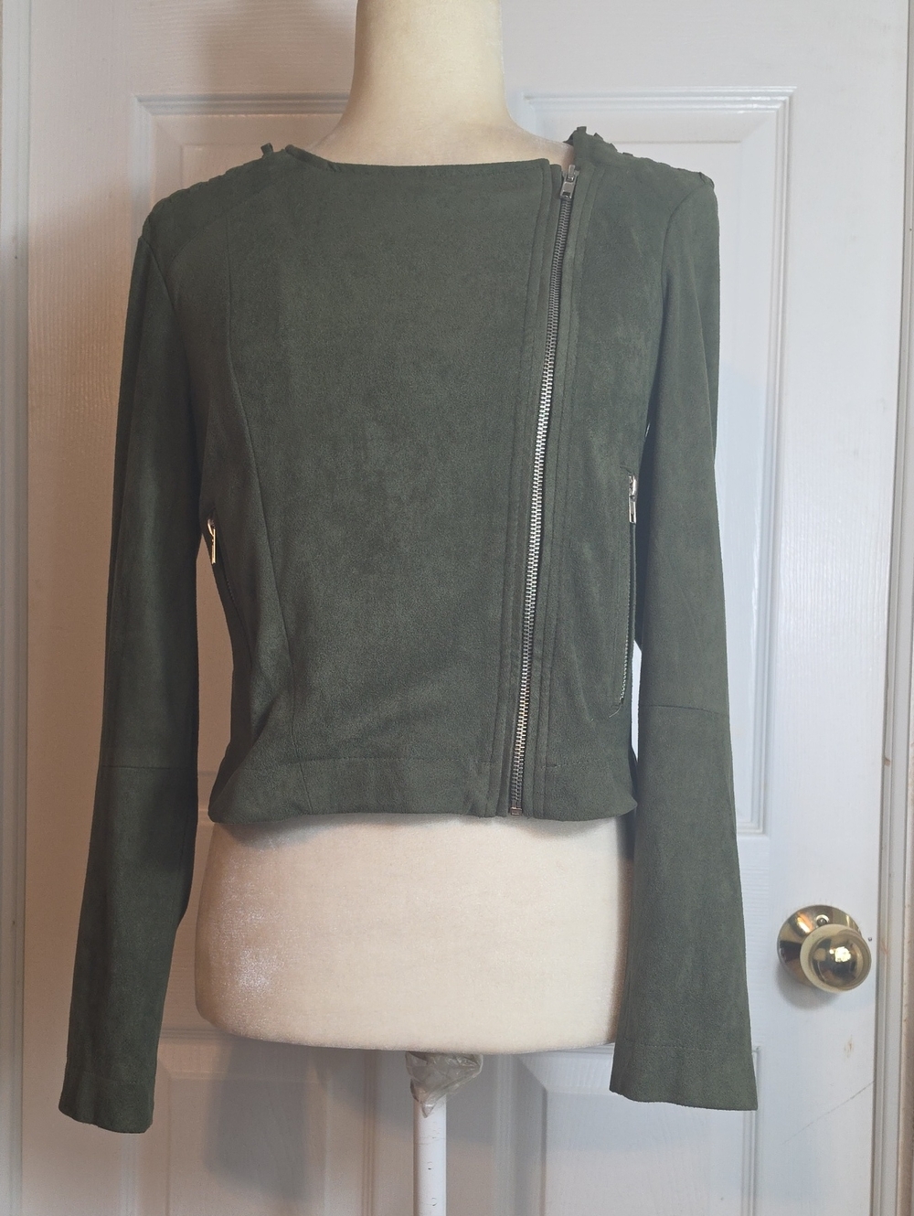 BB Dakoto Faux Suede Moto Jacket